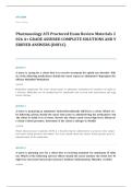 ATI RN pharmacology proctored EXAM A&plus; GRADE ASSURED COMPLETE SOLUTIONS AND VERIFIED ANSWERS