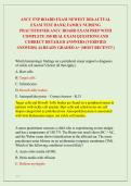 ANCC FNP BOARD EXAM NEWEST 2026 ACTUAL &NewLine;EXAM TEST BANK&vert; FAMILY NURSING &NewLine;PRACTITIONER ANCC BOARD EXAM PREP WITH &NewLine;COMPLETE 350 REAL EXAM QUESTIONS AND &NewLine;CORRECT DETAILED ANSWERS &lpar;VERIFIED &NewLine;ANSWERS&rpar; ALREADY GRADED A&plus; &lpar;MOST RECENT&excl;&excl;&rpar; 