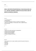 food manager EXAM A&plus; GRADE ASSURED COMPLETE SOLUTIONS AND VERIFIED ANSWERS