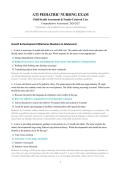 ATI Pediatric Nursing Exam &vert; Child Health Assessment & Family-Centered Care &vert; Comprehensive Assessment 2026&sol;2027 &vert; 75 Questions with Verified Correct Answers and Rationales