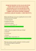ISTQB FOUNDATION LEVEL EXAM AND STUDY &NewLine;GUIDE NEWEST 2026 TEST BANK&vert; ISTQB &NewLine;FOUNDATION LEVEL EXAM REVIEW WITH &NewLine;COMPLETE 500 REAL EXAM QUESTIONS AND &NewLine;CORRECT DETAILED ANSWERS &lpar;VERIFIED &NewLine;ANSWERS&rpar; ALREADY GRADED A&plus; &lpar;MOST RECENT&excl;&excl;&rpar; 