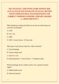 ITE 152 EXAM 1 AND STUDY GUIDE NEWEST 2026 &NewLine;ACTUAL EXAM TEST BANK&vert; ITE 152 EXAM 1 REVIEW &NewLine;WITH COMPLETE REAL EXAM QUESTIONS AND &NewLine;CORRECT VERIFIED ANSWERS&sol; ALREADY GRADED &NewLine;A&plus; &lpar;MOST RECENT&excl;&excl;&rpar; 