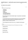 GLPH 385 Modules 2&ndash;5 &ndash; public health concepts&comma; frameworks&comma; and revision material
