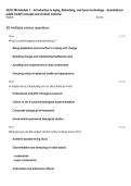 GLPH 385 Module 1 &ndash; Introduction to Aging&comma; Biohacking&comma; and Geron technology &ndash; foundational public health concepts and revision material