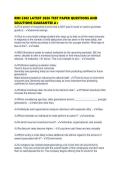 RMI 2302 LATEST 2026 TEST PAPER QUESTIONS AND SOLUTIONS GUARANTEE
