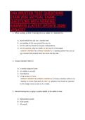 CNA WRITTEN TEST QUESTIONS&NewLine;EXAM 2026 &lpar;ACTUAL EXAM&rpar;&NewLine;QUESTIONS WITH VERIFIED&NewLine;ANSWERS &lpar;LATEST UPDATE 2026&rpar;&NewLine;UPDATE&excl;&excl;