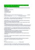 FIN 480 LATEST 2026 EXAMINATION SETS QUESTIONS AND SOLUTIONS GUARANTEE 