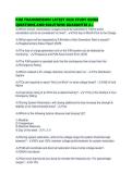 PJM TRANSMISSION LATEST 2026 STUDY GUIDE QUESTIONS AND SOLUTIONS GUARANTEE A&period;pd
