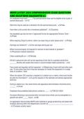 MDFR LATEST 2026 COMPREHENSIVE EXAM QUESTIONS AND SOLUTIONS GUARANTEE