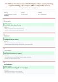  NUR 230 Exam 3 Vocabulary &lpar;Latest 2026&sol;2027 Update&rpar; &vert; Culture&comma; Anatomy&comma; Neurology & Surgical Terminology &vert; 100 Correct Q&A &vert; Nursing Fundamentals Review &vert; Grade A&plus;