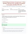 NUR 230 Maternal-Newborn Nursing Exam 3 &lpar;Latest 2026&sol;2027 Update&rpar; &vert; Clicker Questions &vert; Placenta Previa&comma; Placental Abruption & Obstetric Emergencies &vert; Nursing Review &vert; Exam Questions & Answers &vert; Grade A&plus;