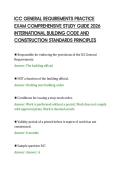 ICC GENERAL REQUIREMENTS PRACTICE&NewLine;EXAM COMPREHENSIVE STUDY GUIDE 2026&NewLine;INTERNATIONAL BUILDING CODE AND&NewLine;CONSTRUCTION STANDARDS PRINCIPLES&NewLine;