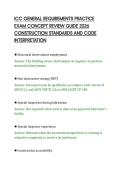 ICC GENERAL REQUIREMENTS PRACTICE&NewLine;EXAM CONCEPT REVIEW GUIDE 2026&NewLine;CONSTRUCTION STANDARDS AND CODE&NewLine;INTERPRETATION&NewLine;