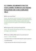 ICC GENERAL REQUIREMENTS PRACTICE&NewLine;EXAM LEARNING WORKBOOK 2026 BUILDING&NewLine;REGULATIONS AND CODE COMPLIANCE&NewLine;SKILLS&NewLine;