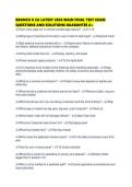 BRANCH II CA LATEST 2026 MAIN FINAL TEST EXAM QUESTIONS AND SOLUTIONS GUARANTEE