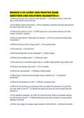 BRANCH II CA LATEST 2026 PRACTICE EXAM QUESTIONS AND SOLUTIONS GUARANTEE