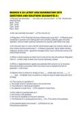 BRANCH II CA LATEST 2026 EXAMINATION SETS QUESTIONS AND SOLUTIONS GUARANTEE 