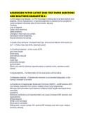 RASMUSSEN PATHO LATEST 2026 TEST PAPER QUESTIONS AND SOLUTIONS GUARANTEE