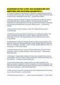 RASMUSSEN PATHO LATEST 2026 EXAMINATION SETS QUESTIONS AND SOLUTIONS GUARANTEE