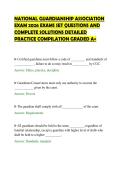 NATIONAL GUARDIANSHIP ASSOCIATION&NewLine;EXAM 2026 EXAMS SET QUESTIONS AND&NewLine;COMPLETE SOLUTIONS DETAILED&NewLine;PRACTICE COMPILATION GRADED A&plus;