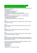 ALLIED HEALTH LATEST 2026 EXAM FINAL PAPER QUESTIONS AND SOLUTIONS GUARANTEE 