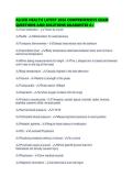 ALLIED HEALTH LATEST 2026 COMPREHENSIVE EXAM QUESTIONS AND SOLUTIONS GUARANTEE