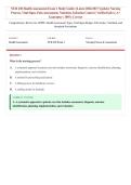 NUR 230 Exam 1 &lpar;Latest 2026&sol;2027 Update&rpar; &vert; Health Assessment &vert; Comprehensive Nursing Fundamentals Study Guide &vert; Exam Questions & Answers &vert; Grade A&plus;