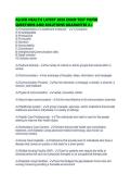 ALLIED HEALTH LATEST 2026 EXAM TEST PAPER QUESTIONS AND SOLUTIONS GUARANTEE