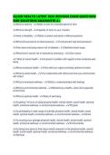 ALLIED HEALTH LATEST 2026 REVISION EXAM QUESTIONS AND SOLUTIONS GUARANTEE 