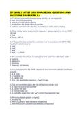 CIP LEVEL 1 LATEST 2026 FINALS EXAM QUESTIONS AND SOLUTIONS GUARANTEE