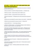 CIP LEVEL 1 LATEST 2026 TEST PAPER QUESTIONS AND SOLUTIONS GUARANTEE