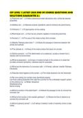 CIP LEVEL 1 LATEST 2026 END OF COURSE QUESTIONS AND SOLUTIONS GUARANTE