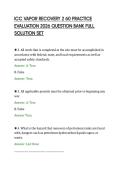 ICC VAPOR RECOVERY 2 60 PRACTICE&NewLine;EVALUATION 2026 QUESTION BANK FULL&NewLine;SOLUTION SET