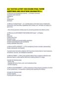 ALC TACTICS LATEST 2026 EXAMS FINAL PAPER QUESTIONS AND SOLUTIONS GUARANTEE 
