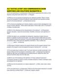 ALC TACTICS LATEST 2026 COMPREHENSIVE EXAM QUESTIONS AND SOLUTIONS GUARANTEE