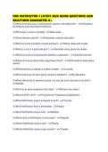 FIRE INSTRUCTOR 1 LATEST 2026 GUIDE QUESTIONS AND SOLUTIONS GUARANTE