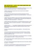 FIRE INSTRUCTOR 1 LATEST 2026 EXAM QUESTIONS AND SOLUTIONS GUARANTEE 