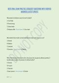 BEFO FINAL EXAM PRACTICE 2026&vert;2027 QUESTIONS WITH VERIFIED &NewLine;ANSWERS &vert;LATEST UPDATE
