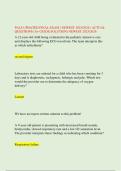 PALS UPDATED FINAL EXAM &sol; NEWEST 2025&sol;2026 &sol; ACTUAL &NewLine;QUESTIONS &lpar;A&plus; GUIDE SOLUTION&rpar; NEWEST 2025&sol;2026