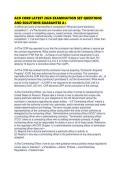 ACO CORB LATEST 2026 EXAMINATION SET QUESTIONS AND SOLUTIONS GUARANTEE &NewLine;