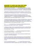 SOCIOLOGY 111 LATEST 2026 EXAM TEST PAPER QUESTIONS AND SOLUTIONS GUARANTEE A&period;pdf