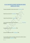 NJ CALA EXAM PRACTICE 2026&vert;2027 QUESTIONS WITH VERIFIED &NewLine;ANSWERS &vert;LATEST UPDATE