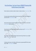 Pivot Point Relaxer Test Exam Practice 2026&vert;2027 Questions With &NewLine;Verified Answers&vert; Latest Update