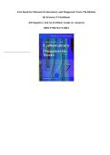Manual of Laboratory and Diagnostic Tests 7th Edition by Frances T&period; Fischbach &ndash; Complete Test Bank with Verified Questions & Answers &vert; Laboratory and Diagnostic Testing Exam Preparation Material