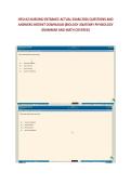 HESI A2 NURSING ENTRANCE ACTUAL EXAM 2026 QUESTIONS AND ANSWERS INSTANT DOWNLOAD &lpar;BIOLOGY ANATOMY PHYSIOLOGY GRAMMAR AND MATH COVERED&rpar;