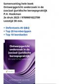 Samenvatting Ontwerpgericht Juridisch Onderzoek - P&period;H&period; Hoekman 2e druk 2023 &sol; 9789001022709 &sol; &plus; oefentoets &plus; leerdoelen &plus; kernbegrippen