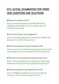 ICTL ACTUAL EXAMINATION TEST PAPER&NewLine;2026 QUESTIONS AND SOLUTIONS&NewLine;