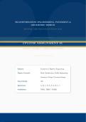 TPG3700 Assignment 01 2026 Solutions Year 2026 &vert;Transportation Engineering&comma; Pavement & Geometric Design&vert;