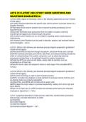 ACTG 313 LATEST 2026 STUDY GUIDE QUESTIONS AND SOLUTIONS GUARANTEE
