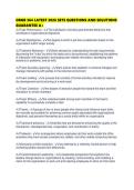 ORGB 364 LATEST 2026 SETS QUESTIONS AND SOLUTIONS GUARANTEE 